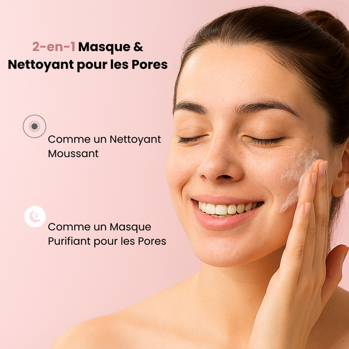 Masque au Collagène Moussant – Nettoyage & Hydratation